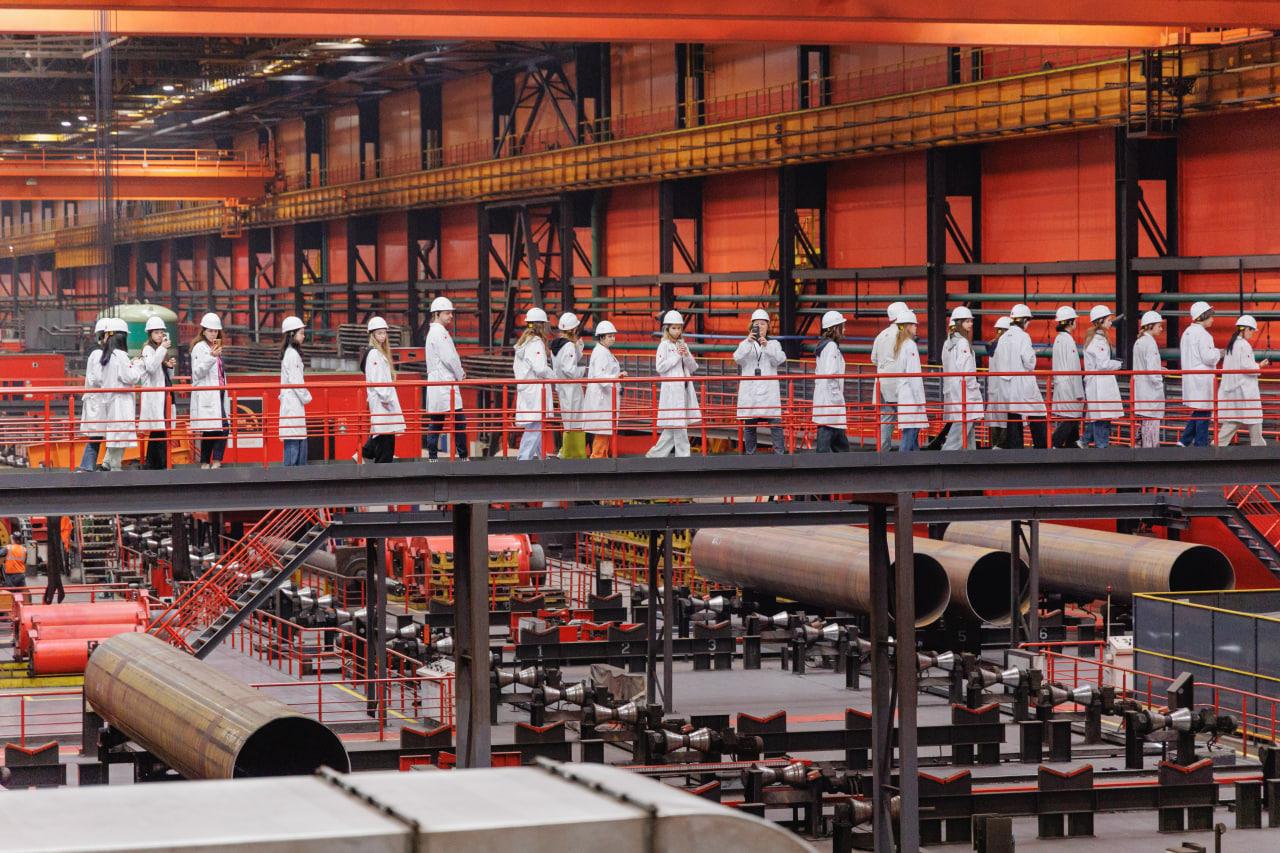 Площадки ТМК в 2025 году посетило рекордное количество промышленных туристов